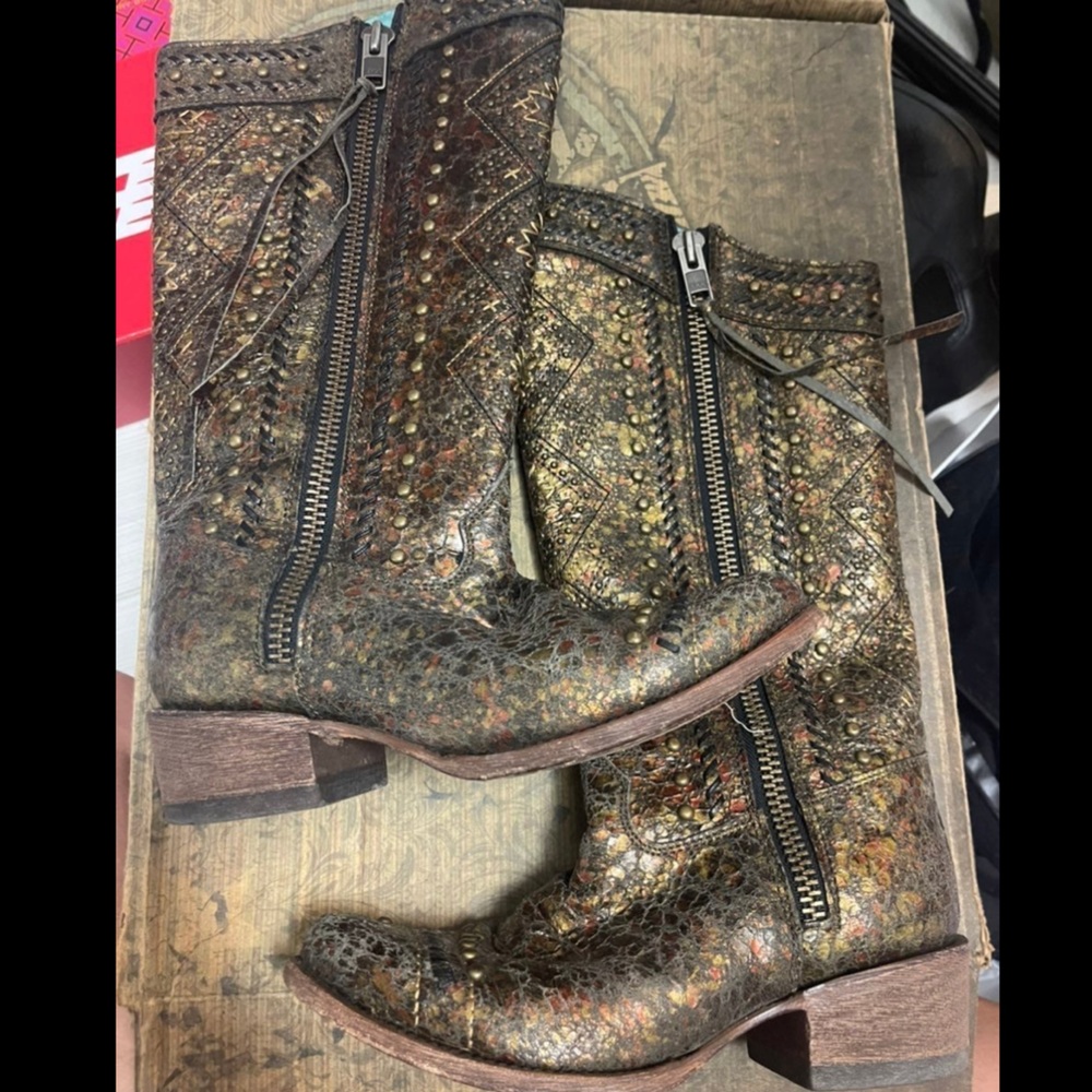 Corral Brown Neutral Boots 7